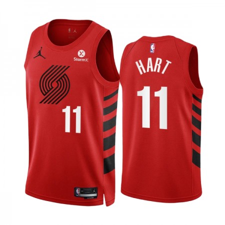 Portland Trail Blazers Josh Hart 11 2022-23 Statement Edition Punainen Pelipaidat Swingman - Miesten